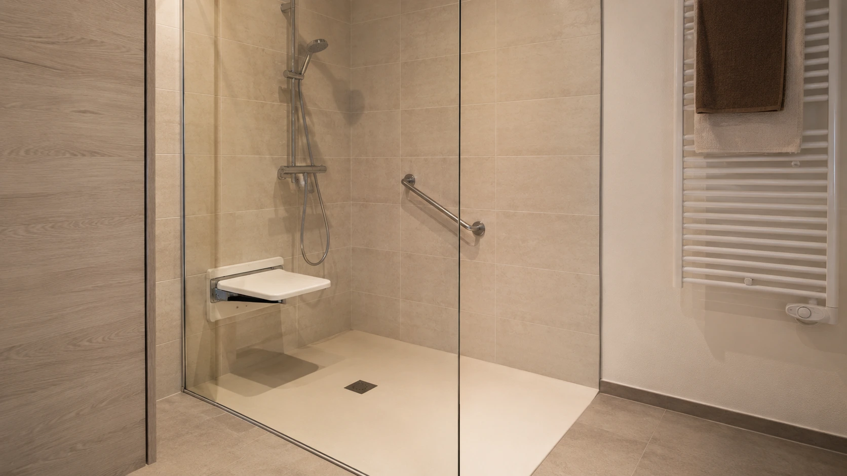 Salle de bains PMR